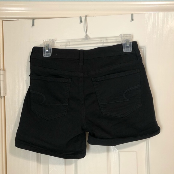 American Eagle Outfitters Black Denim Shorts - Picture 2 of 6